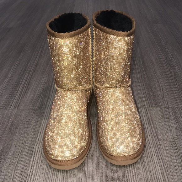 Dolls Kill Shoes - 𝙇𝙖𝙨𝙩 𝙎𝙞𝙯 8 💎Rose Gold Swarovski Boot